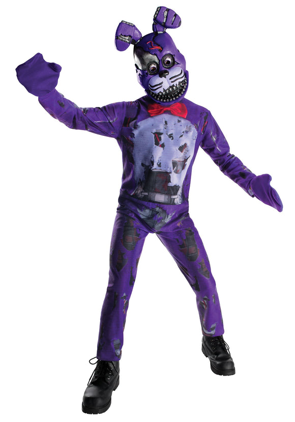 Five Nights at Freddy's Nightmare Bonnie Costume for Kids