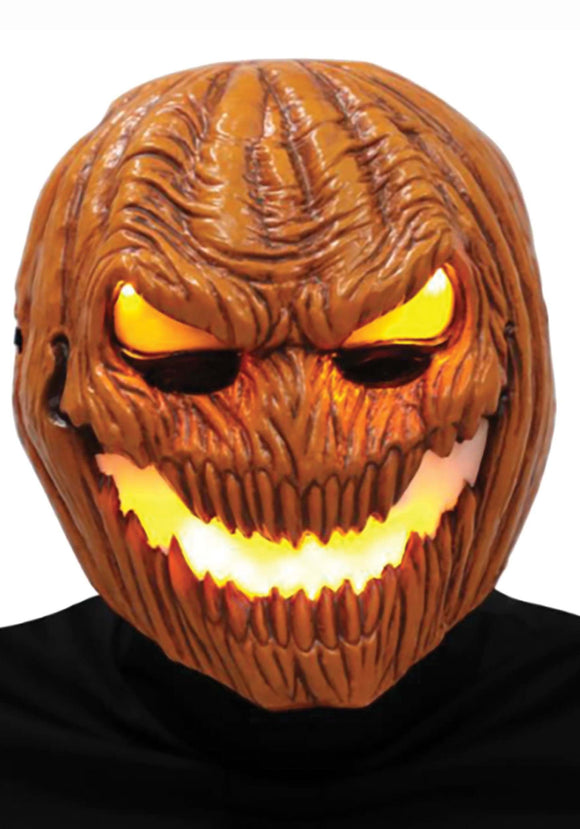 Flame Fiend Hallows Hellion Adult Mask with Hood
