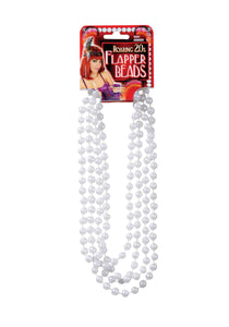 Faux Pearl Flapper Necklace