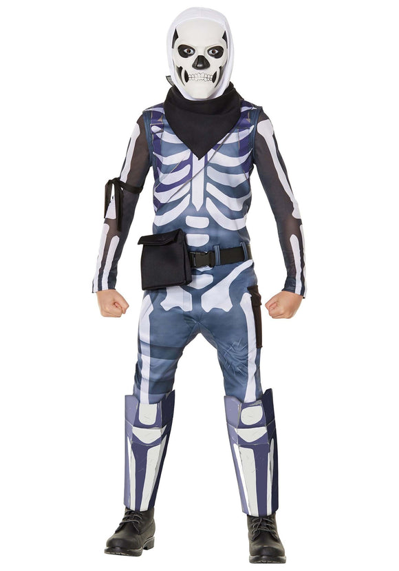 Child's Fortnite Skull Trooper Costume