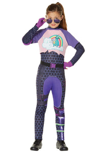 Girl's Fortnite Brite Bomber Costume