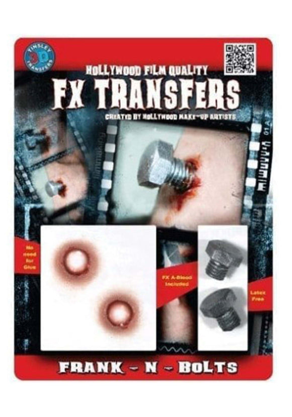 Frank N Bolts FX Transfers Makeup