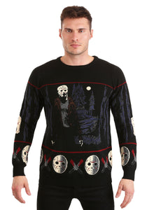 Friday the 13th Camp Crystal Lake Halloween Sweater for Adults