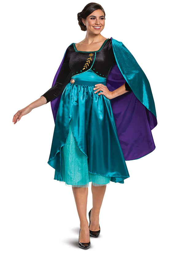 Women's Frozen Queen Anna Deluxe Costume