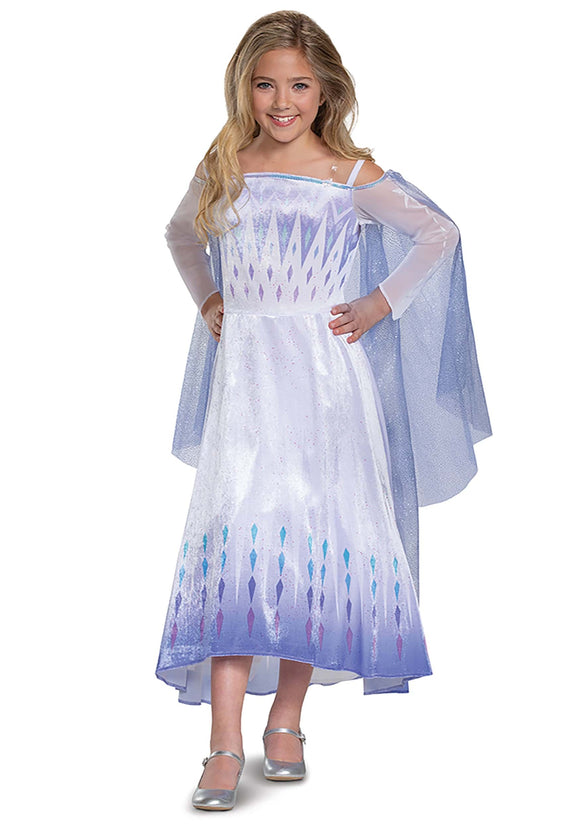 Frozen Snow Queen Elsa Deluxe Kids Costume