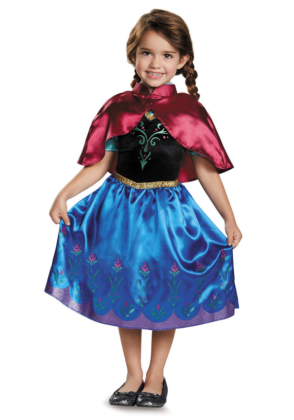 Frozen Traveling Anna Classic Toddler Costume