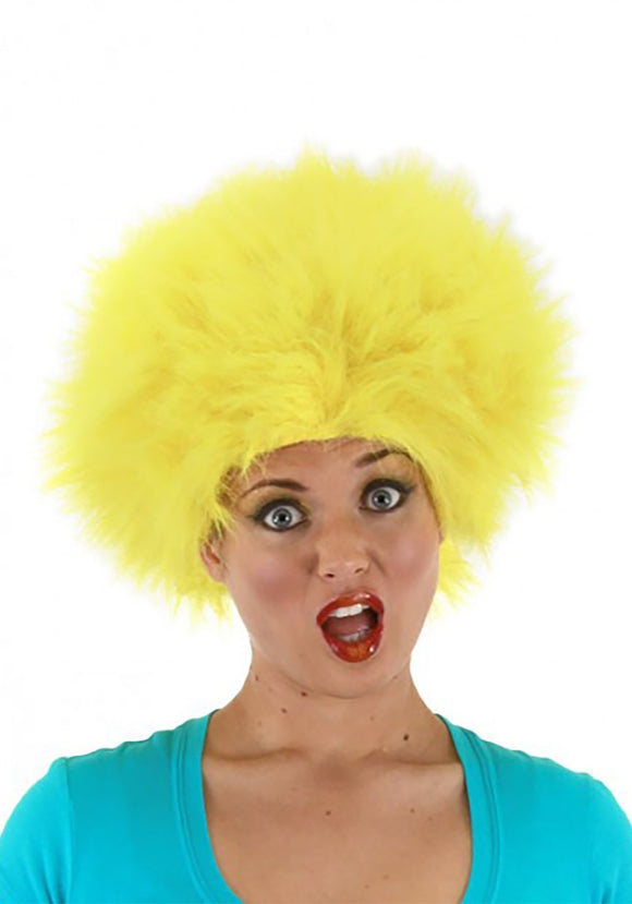 Yellow Fuzzy Wig