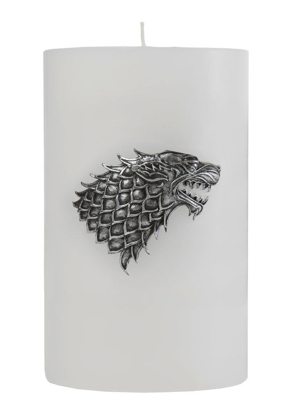 Game of Thrones Stark Themed Large Insignia Candle