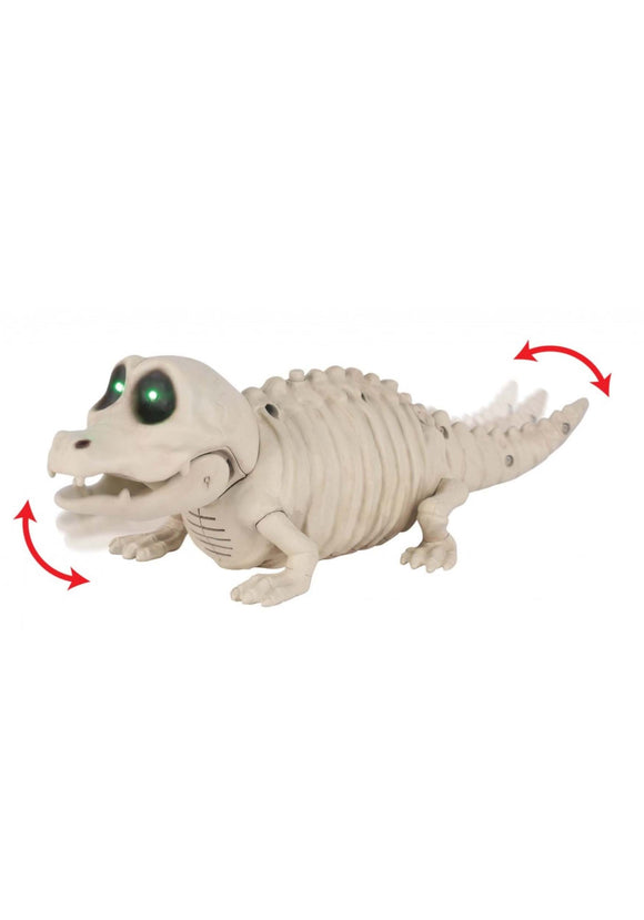 Animated Gator Bones Halloween Decoration