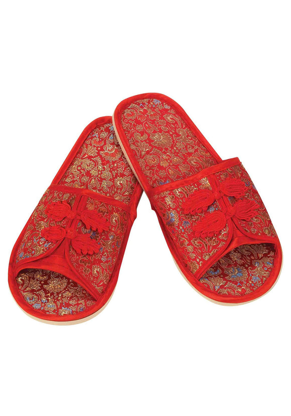 Red and Gold Sandals
