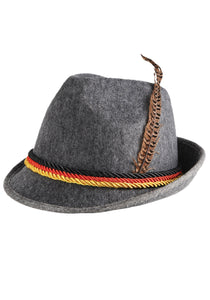 Gray German Alpine Hat