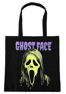 Ghostface Green Drip Canvas Tote