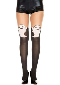 Women's Ghost Print Tights