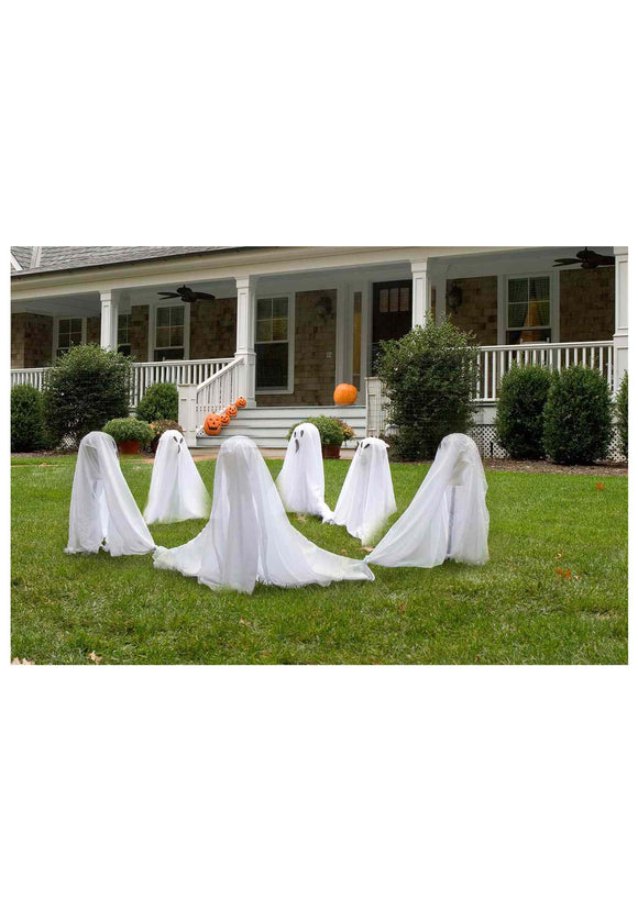 Group of Three Ghost Decorations
