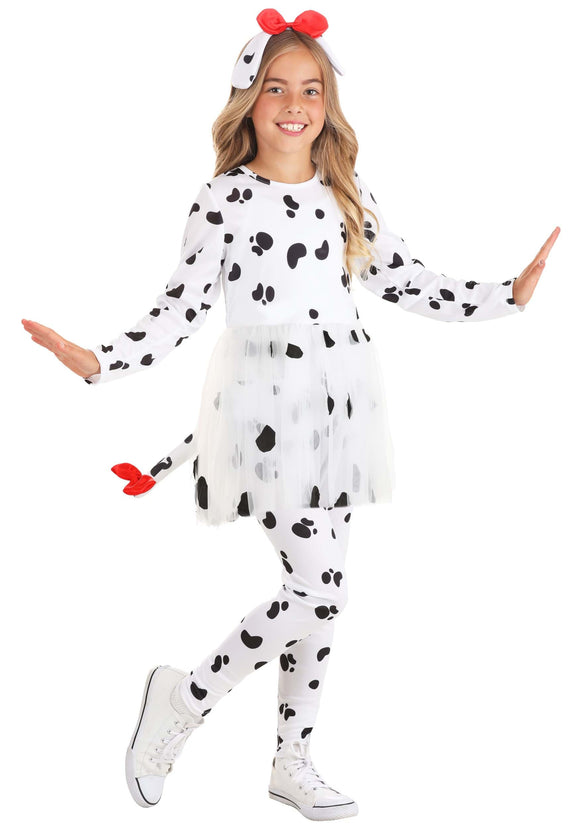 Adorable Dalmatian Girl's Costume