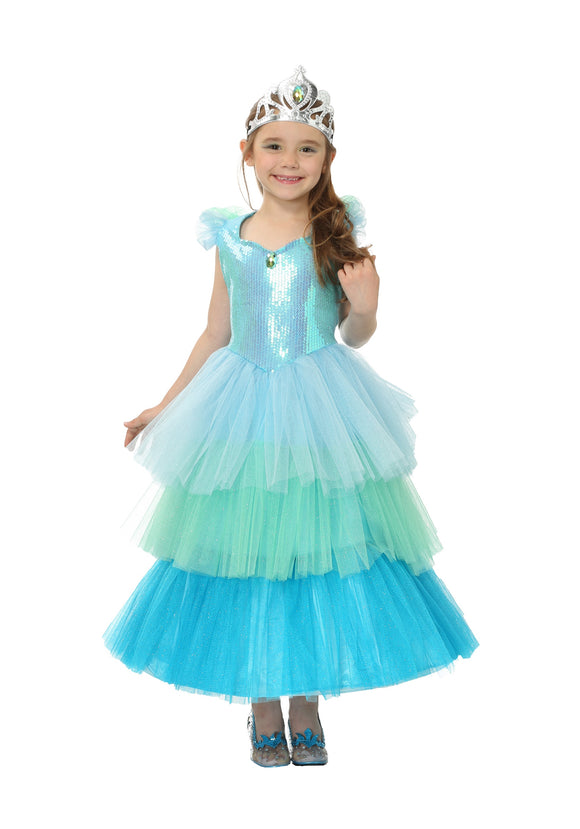 Aquamarine Princess Girls Costume
