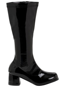 Girls Black Gogo Boots