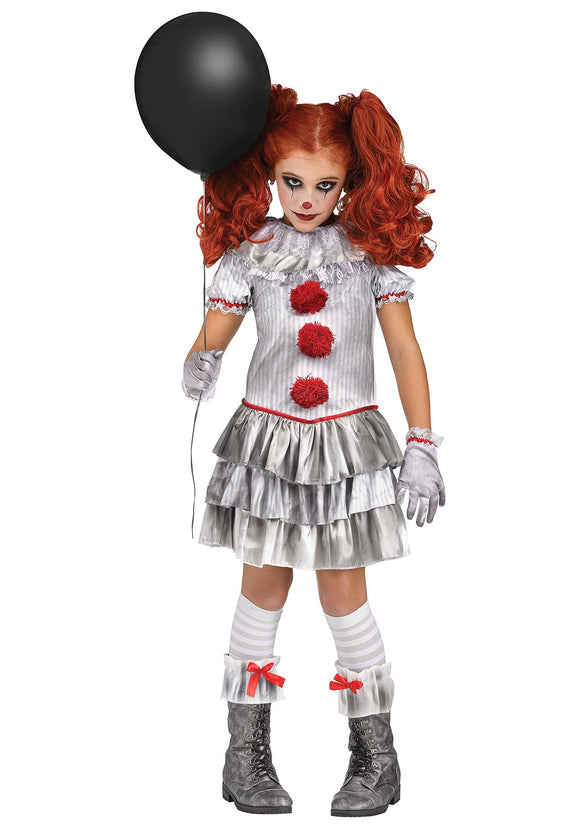 Carnevil Clown Girls Costume