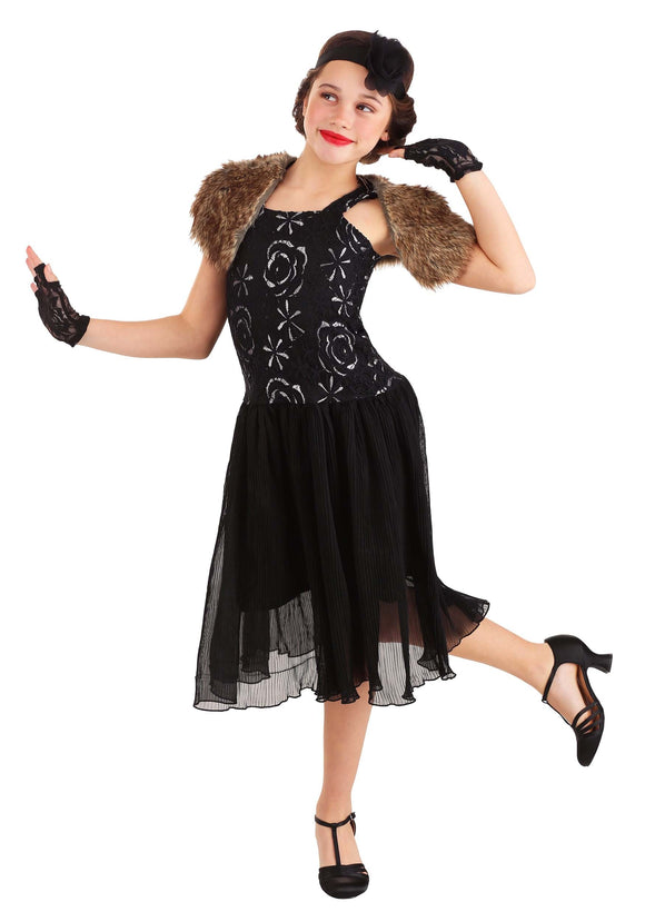 Charleston Flapper Costume for Girls