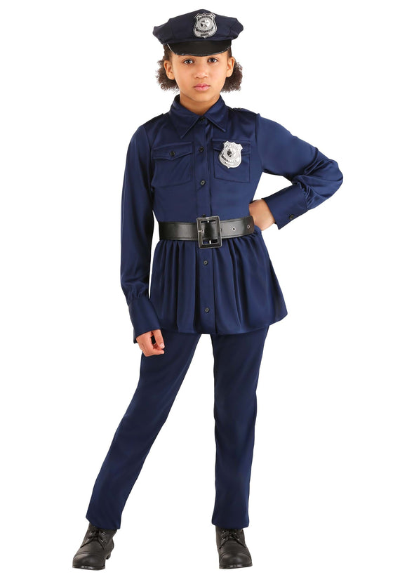 Cop Girls Pants Costume