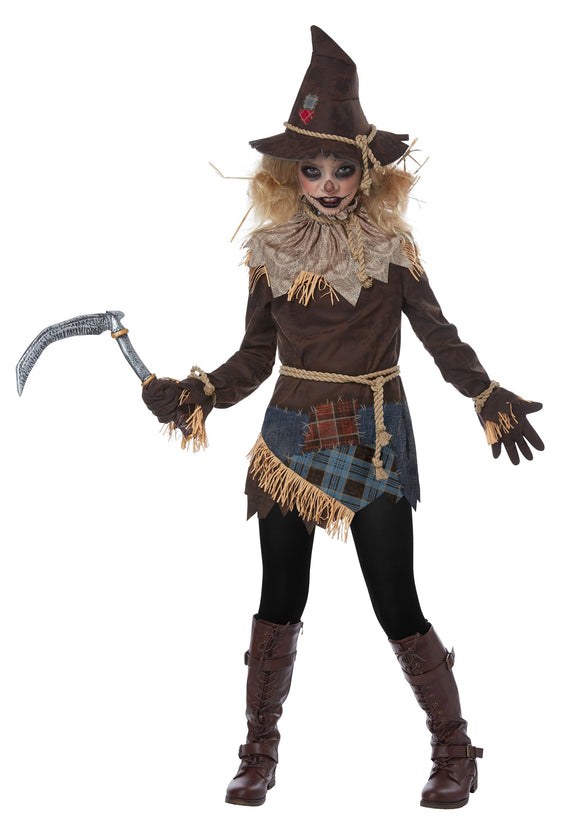 Creepy Scarecrow Costume for Girls