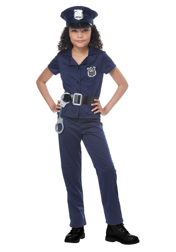 Cool Cop Costume for Girls