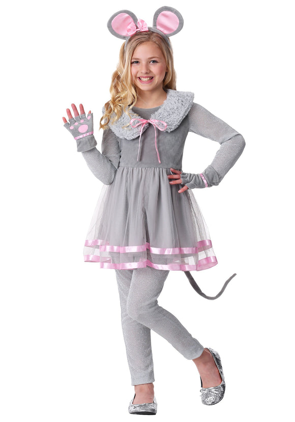 Girl's Cute Mouse Costume