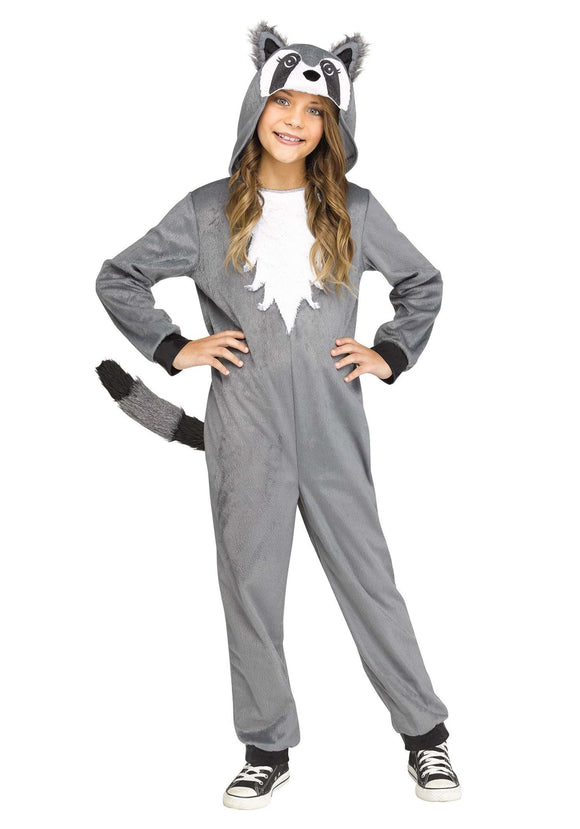 Cute Raccoon Girls Costume