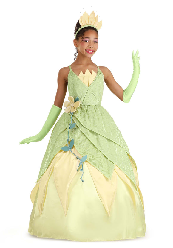Girl's Disney Deluxe Tiana Costume