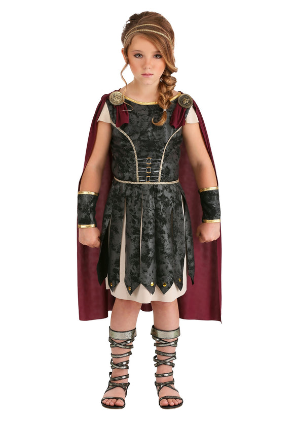Fearless Gladiator Costume for Girls