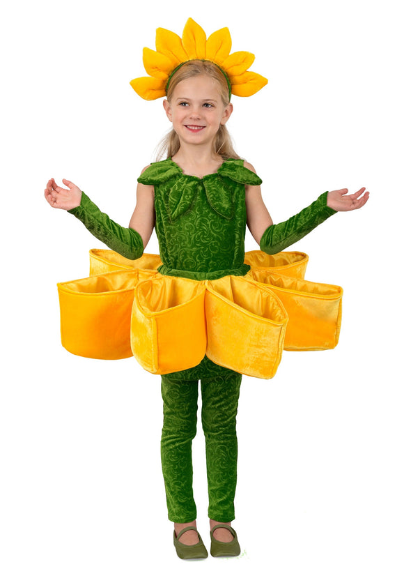 Flower Petal Candy Catcher Costume for Girls