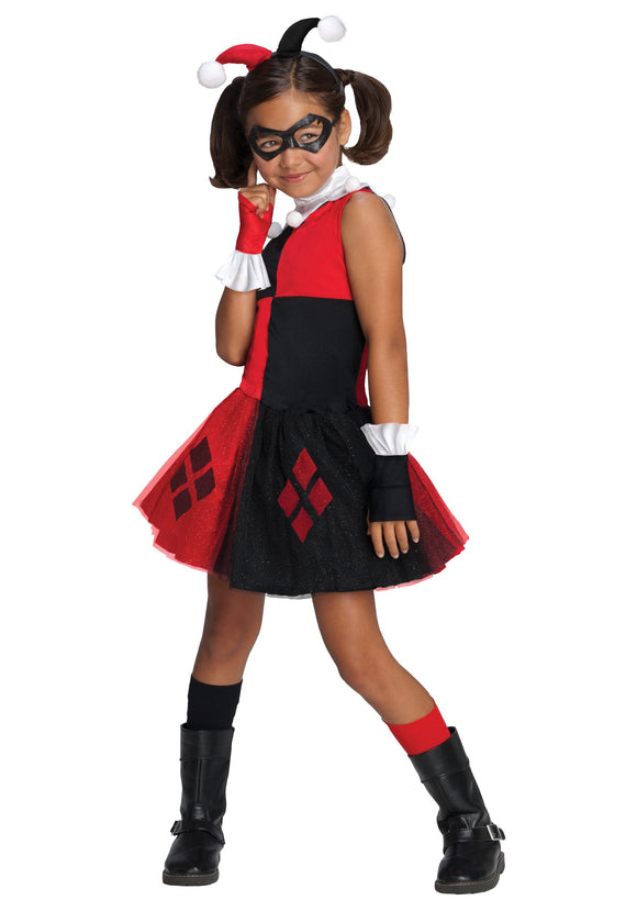 Girls Harley Quinn Tutu Costume