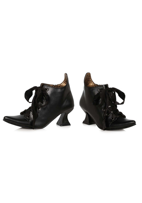 Lace Up Girls Witch Shoes
