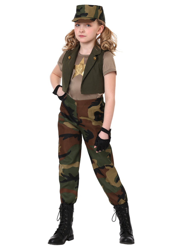 Military Commander Costume for Girls