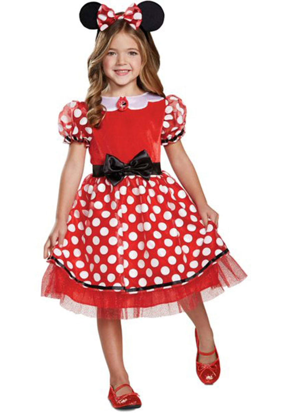 Classic Minnie Mouse Girl's Costume