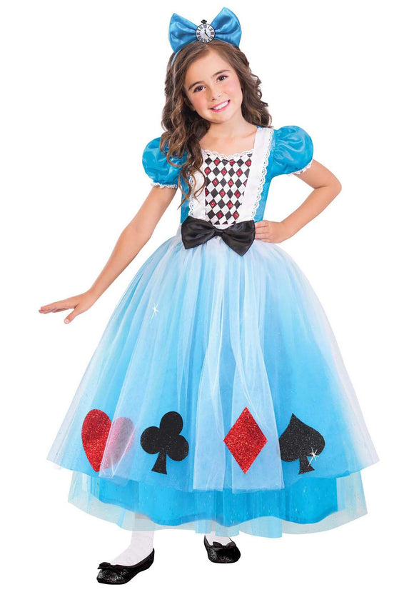 Girls Miss Wonderland Costume