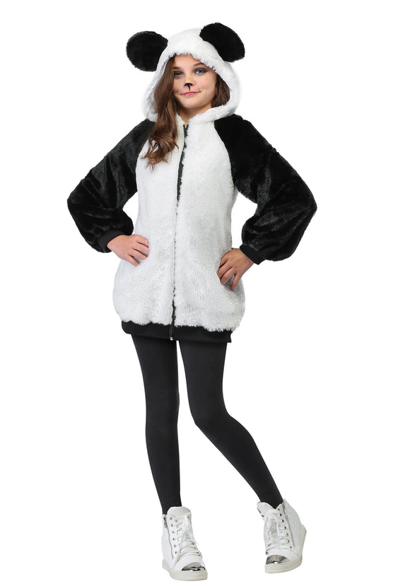 Panda Hooded Jacket Costume for Girls