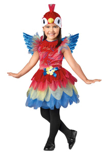 Girl's Parrot Toddler Costume