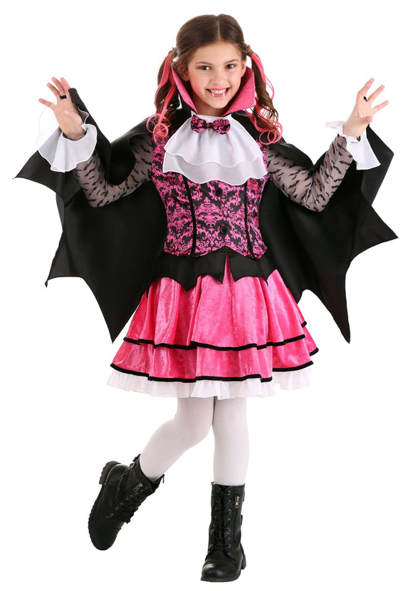 Pink Vampire Girls Costume