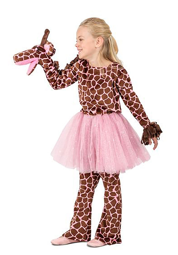 Puppet Giraffe Costume for a Girl