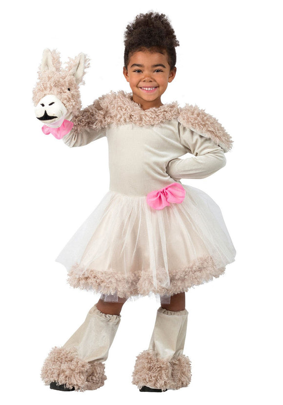 Puppet Llama Costume for Girls