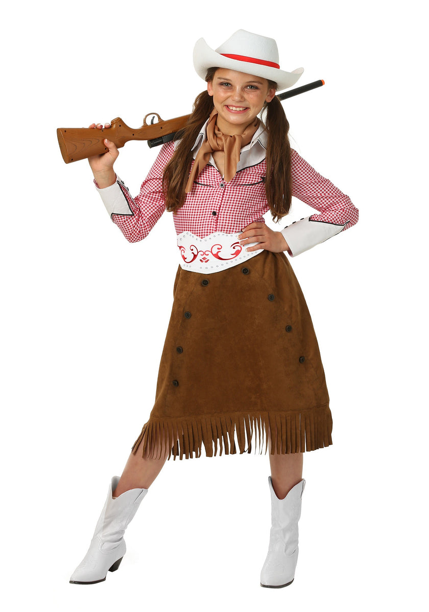 Comic Rodeo Costumes Girls Rodeo Cowgirl Costume – Kids Halloween Costumes