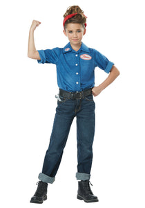 Rosie the Riveter Costume for Girls