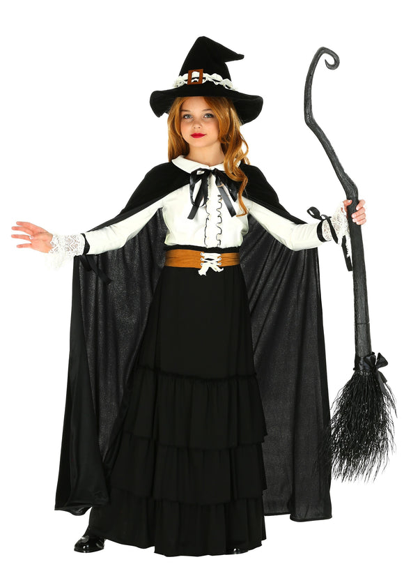 Girl's Salem Witch Costume