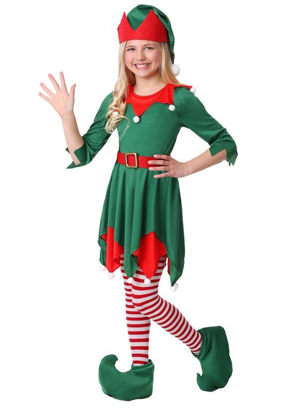 Girl's Santa's Helper Costume