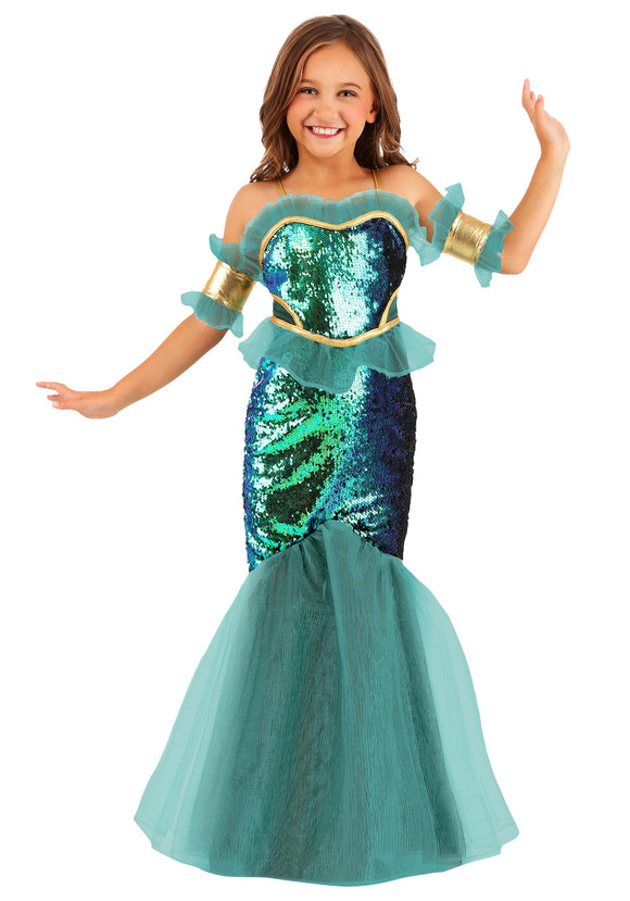 Sea Siren Girl's Costume