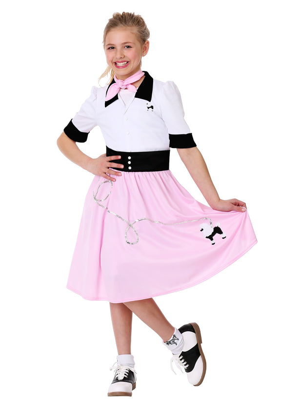 Sock Hop Sweetheart Costume for Girls