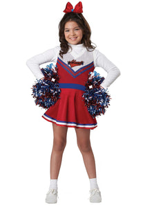 Spunky Cheerleader Girls Costume