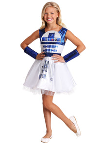 Girls R2D2 Dress Star Wars Costume