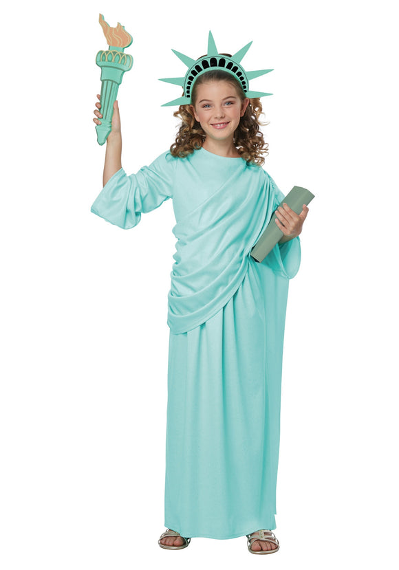 Statue Of Liberty Costume for Girls